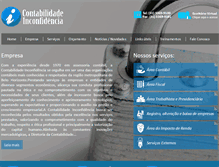 Tablet Screenshot of contabilidadeinconfidencia.com